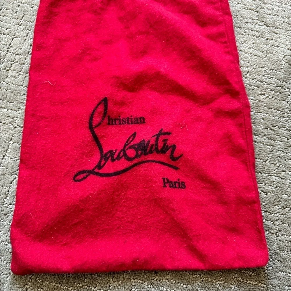 Christian Louboutin Leopard Patent Point Toe Flats - Picture 6 of 11